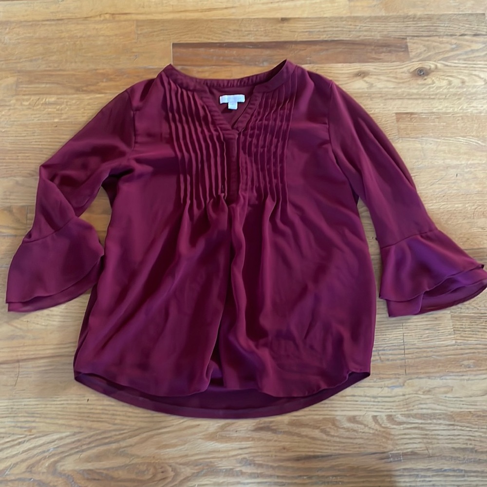 Beautiful deep red shirt